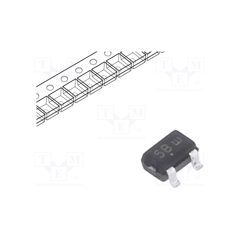 20 pcs x ONSEMI - BC807-25WT1G - Transistor: PNP, bipolar, 45V, 0.5A, 460W, SC70,SOT323
