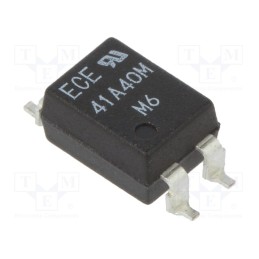 1 pcs x ECE - EPR311A404000EZ - Relay: solid state, Icntrl max: 50mA, 130mA, max.400VAC, 30Ω, SMD4