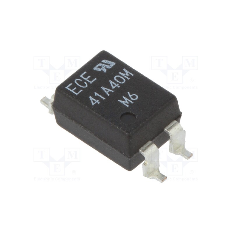 1 pcs x ECE - EPR311A404000EZ - Relay: solid state, Icntrl max: 50mA, 130mA, max.400VAC, 30Ω, SMD4