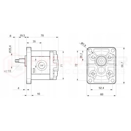 Pump 2 21l engine 380v 0 75kw 15mpa hydrolider