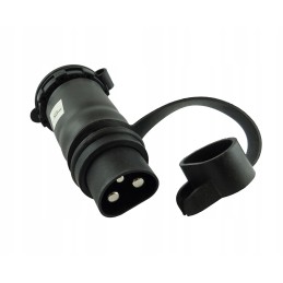 Adapter from 3 pin socket to 2x double USB