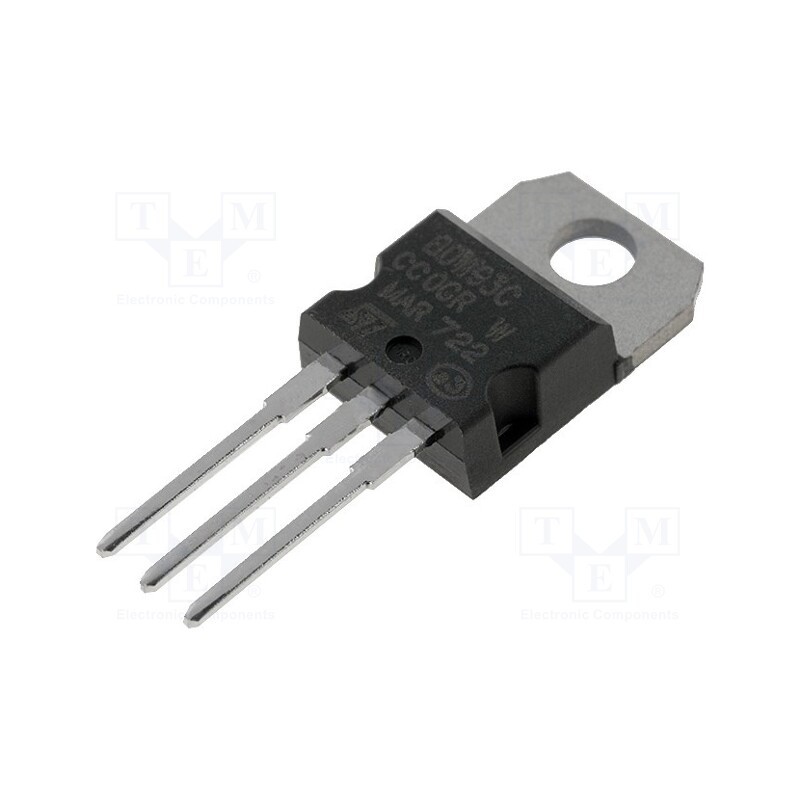 1 pcs x STMicroelectronics - BDW93C - Transistor: NPN, bipolar, Darlington, 100V, 12A, 80W, TO220AB