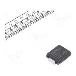 1 pcs x STMicroelectronics - SM15T33A - Diode: TVS, 1.5kW, 33V, 33A, unidirectional, SMC,