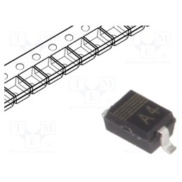 5 pcs x NEXPERIA - BAT760,115 - Diode: Schottky rectifying, SMD, 20V, 1A, SOD323,