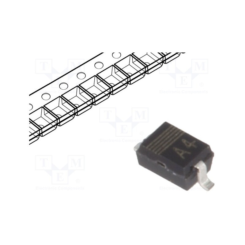 5 pcs x NEXPERIA - BAT760,115 - Diode: Schottky rectifying, SMD, 20V, 1A, SOD323,