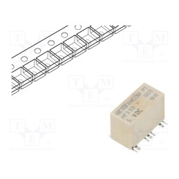 1 pcs x TE Connectivity - 1462051-2 - Relay: electromagnetic, SPDT, Ucoil: 5VDC, 2A, SMT, 178Ω, 3ms, IP67