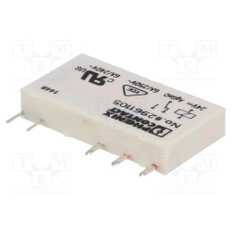1 pcs x PHOENIX CONTACT - 2961105 - Relay: electromagnetic, SPDT, Ucoil: 24VDC, 6A, 8A/250VAC, 2A/24VDC