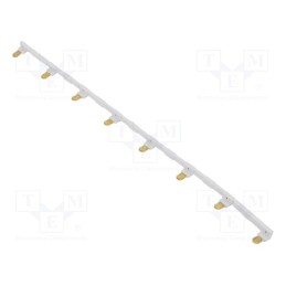 1 pcs x RELPOL - ZGZP4-8 GY - Connection bridge, 10A, 250VAC, Electr.connect: Push-in, grey