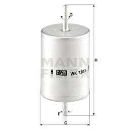 Mann fuel filter ford mondeo iii b5y