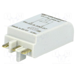 1 pcs x FINDER - 99.02.8.230.07 - Module protecting, socket, Colour: green, 110÷240VAC