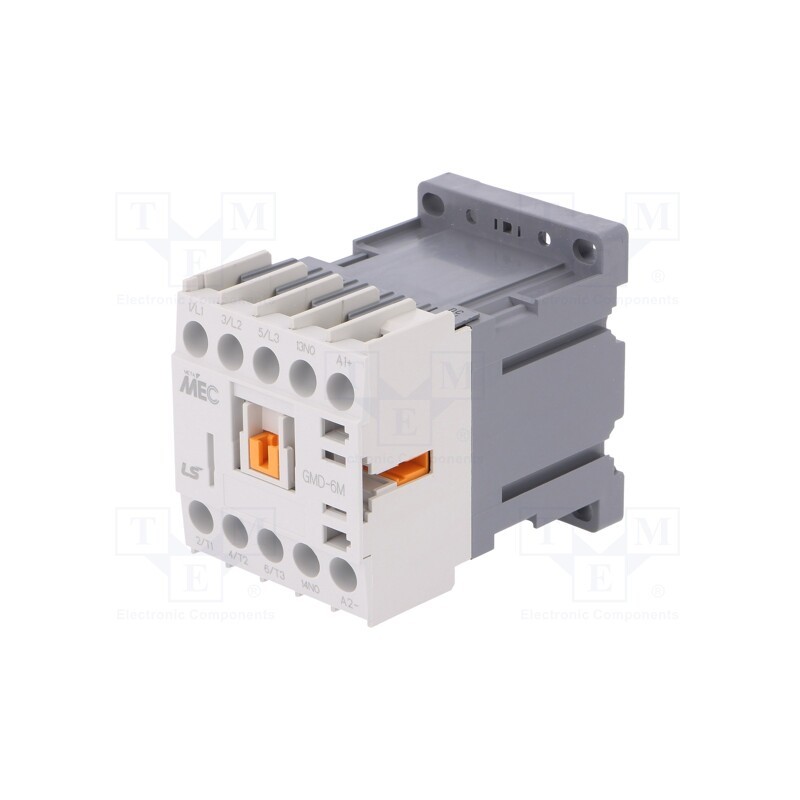 1 pcs x LS ELECTRIC - GMD-6M 24VDC 1A - Contactor: 3-pole, NO x3, Auxiliary contacts: NO, 24VDC, 6A, W: 45mm