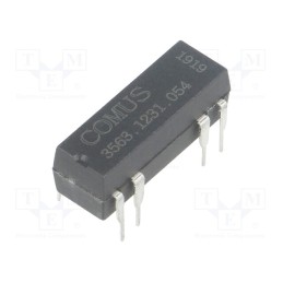 1 pcs x COMUS - 3563.1231.054 - Relay: reed switch, SPDT, Ucoil: 5VDC, 400mA, max.100VDC, 5W, THT