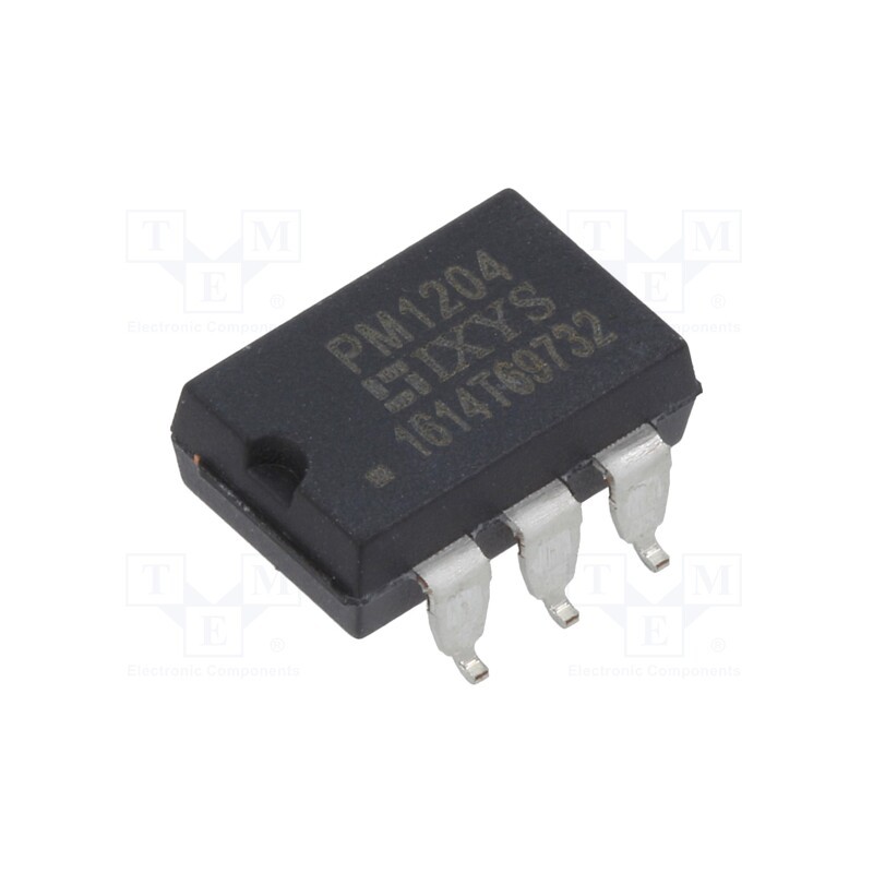 1 pcs x IXYS - PM1204S - Relay: solid state, Icntrl max: 100mA, 500mA, max.400VAC, SMT, DIP6
