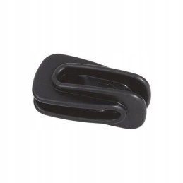 Oval corner insulator for wire and braid, 10 pcs