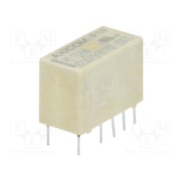 1 pcs x TE Connectivity - 3-1393788-6 - Relay: electromagnetic, DPDT, Ucoil: 12VDC, 2A, 0.5A/125VAC, THT