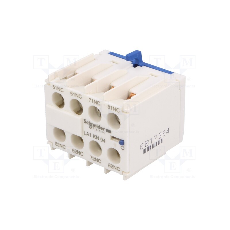 1 pcs x SCHNEIDER ELECTRIC - LA1KN04 - Auxiliary contacts, Series: TeSys K, Leads: screw terminals