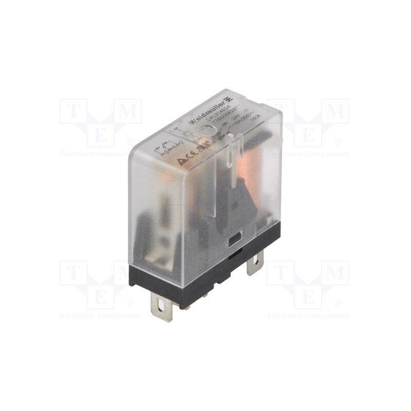 1 pcs x WEIDMu00dcLLER - 7760056297 - Relay: electromagnetic, SPDT, Ucoil: 24VDC, Icontacts max: 10A