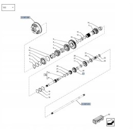 Synchronizer new holland t7 case puma 84212632 o