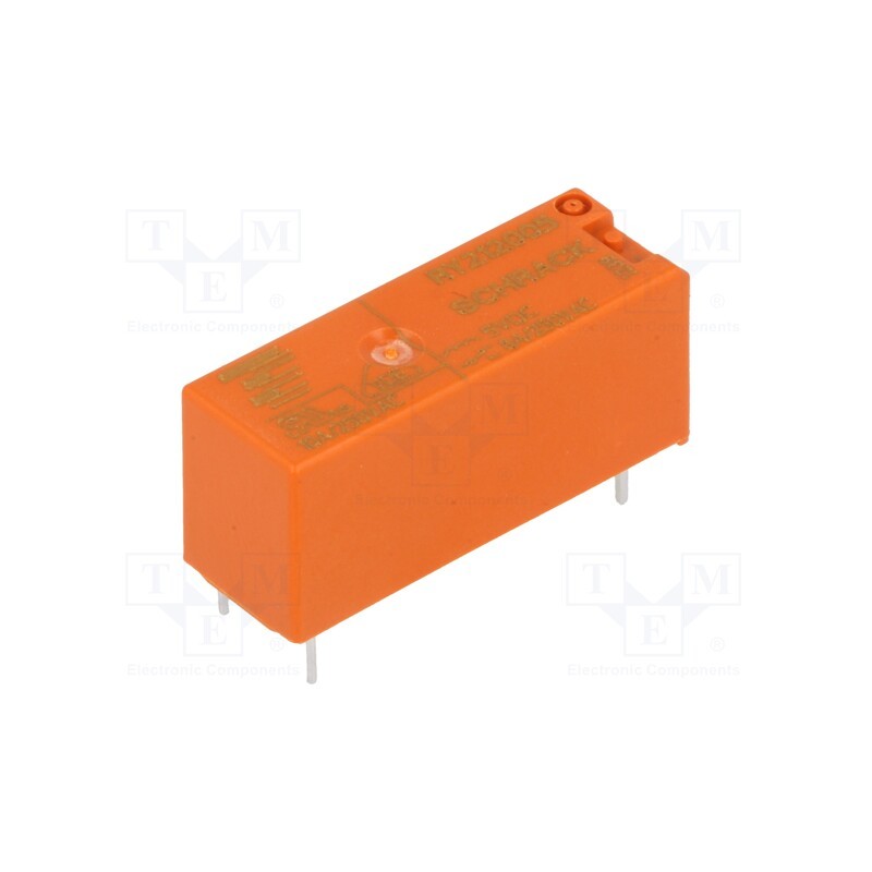 1 pcs x TE Connectivity - 5-1393224-2 - Relay: electromagnetic, SPDT, Ucoil: 5VDC, Icontacts max: 8A, PCB