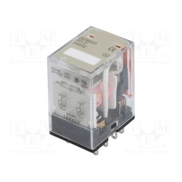 1 pcs x OMRON - MY2 24VAC (S) - Relay: electromagnetic, DPDT, Ucoil: 24VAC, Icontacts max: 10A