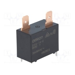 1 pcs x OMRON OCB - G4A-1A-E 5VDC - Relay: electromagnetic, SPST-NO, Ucoil: 5VDC, Icontacts max: 20A