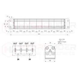 Gear divider afd20 4 11 4n blue ascend