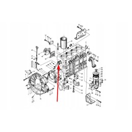 495b 01050 engine block plug