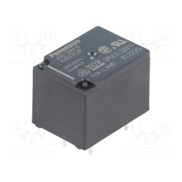 1 pcs x PANASONIC - JS124FT - Relay: electromagnetic, SPDT, Ucoil: 24VDC, Icontacts max: 10A
