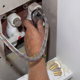 Bulkhead connector brass adapter 2 pcs