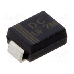 10 pcs x DC COMPONENTS - UF2M - Diode: rectifying, SMD, 1kV, 2A, 75ns, SMB, Ufmax: 1.7V, Ifsm: 30A