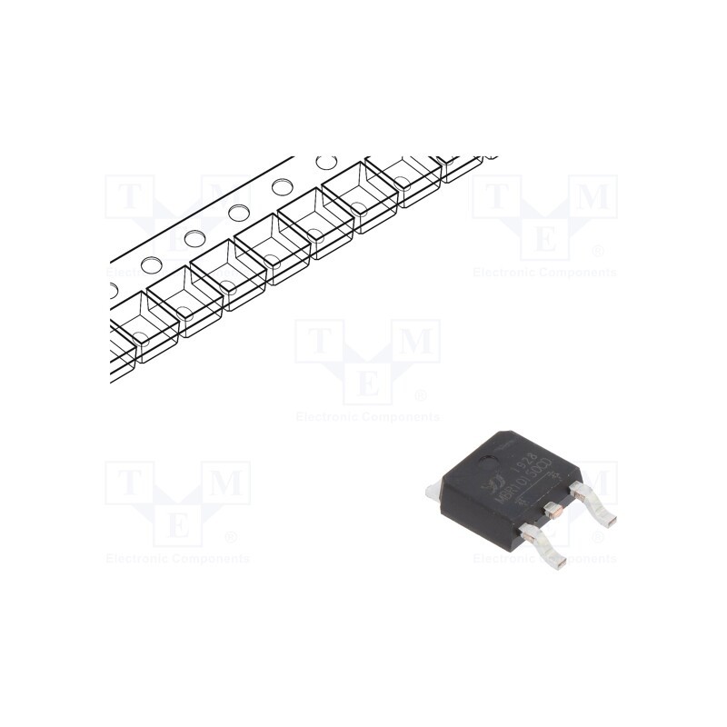 3 pcs x YANGJIE TECHNOLOGY - MBR10150CD - Diode: Schottky rectifying, SMD, 150V, 5Ax2, TO252,
