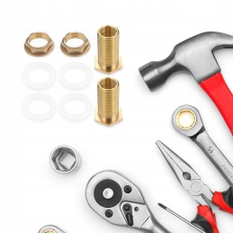 Pipe fittings, accessories for hose fittings, 2 pcs