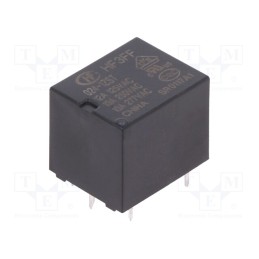 1 pcs x HONGFA RELAY - HF3FF/024-1ZST - Relay: electromagnetic, SPDT, Ucoil: 24VDC, 10A, 10A/277VAC, PCB