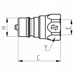 Quick connector 1 2 bsp leg internal thread