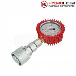 Pressure gauge with plug 36x1 5 63mm 400bar hydrolider