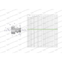 Metric hydraulic connector AB XKOR A M26x1 5