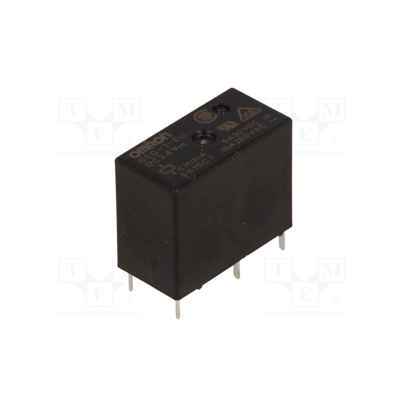 1 pcs x OMRON OCB - G5Q-1-EU 24VDC - Relay: electromagnetic, SPDT, Ucoil: 24VDC, Icontacts max: 10A