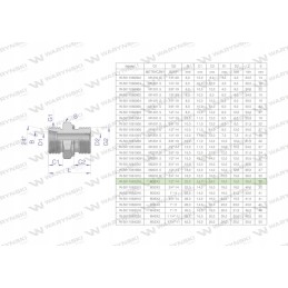 Hydraulic connection m30x2 22l 1 2 bsp 2 pcs