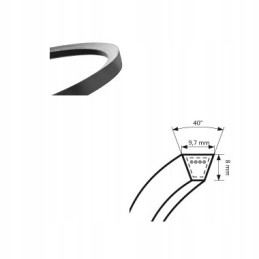 Stomil Sanok spz 812 reinforced V-belt