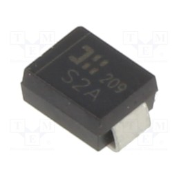 5 pcs x DIODES INCORPORATED - S2A-13-F - Diode: rectifying, SMD, 50V, 1.5A, SMB, Ufmax: 1.15V, Ifsm: 50A