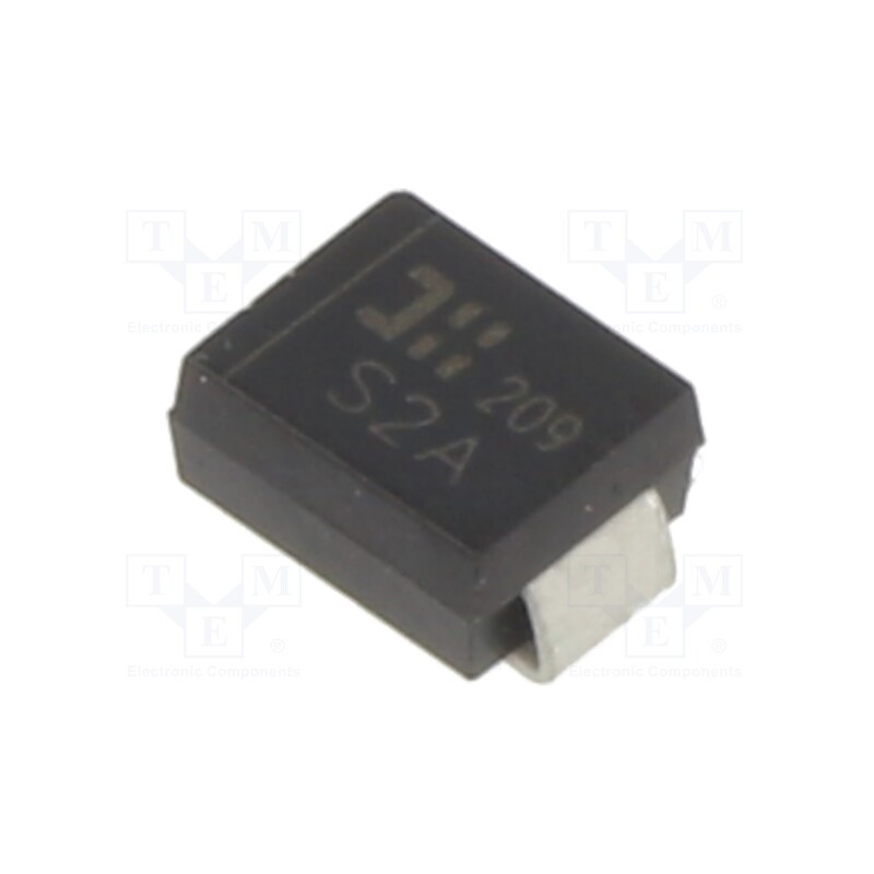 5 pcs x DIODES INCORPORATED - S2A-13-F - Diode: rectifying, SMD, 50V, 1.5A, SMB, Ufmax: 1.15V, Ifsm: 50A