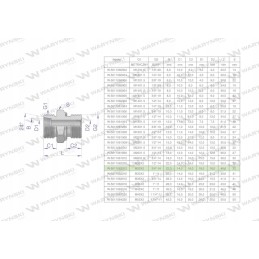Hydraulic connection m30x2 22l 3 4 bsp 2 pcs