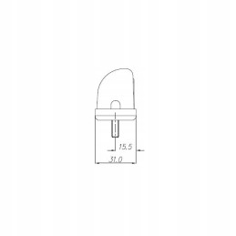 LED license plate lamp 2 m