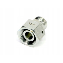 Hydraulic connector ab a m45x2 35l b m26x1 5