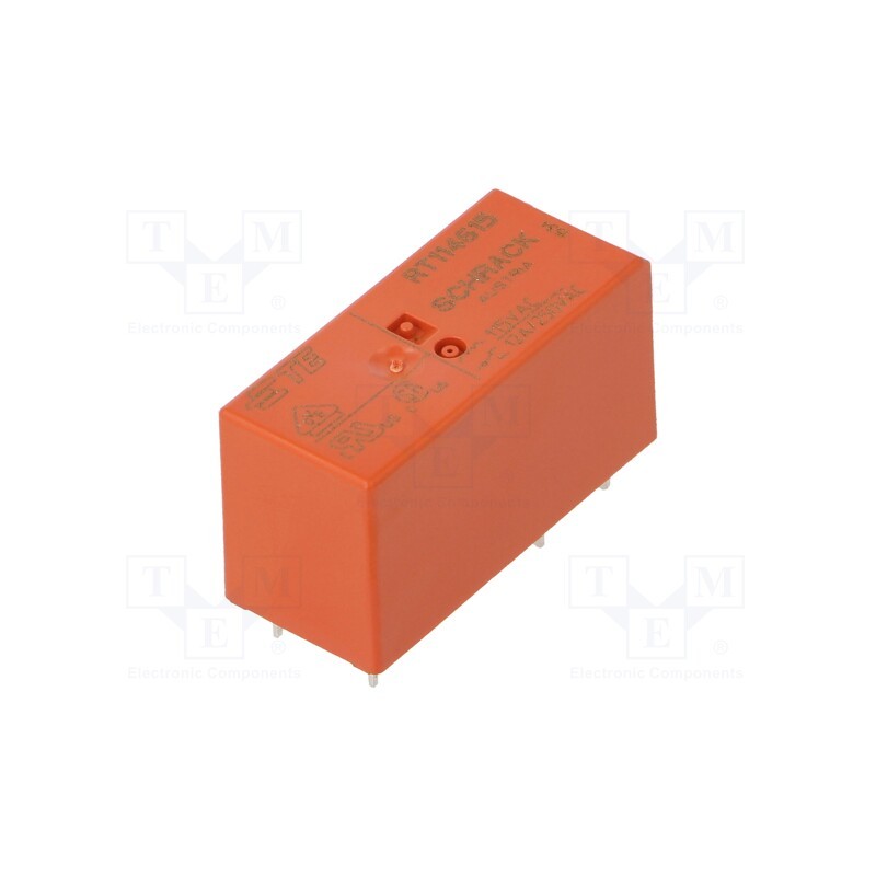 1 pcs x TE Connectivity - 1-1393239-8 - Relay: electromagnetic, SPDT, Ucoil: 115VAC, Icontacts max: 12A