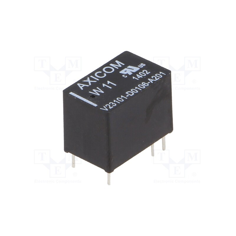 1 pcs x TE Connectivity - 3-1393779-2 - Relay: electromagnetic, SPDT, Ucoil: 12VDC, Icontacts max: 1.25A