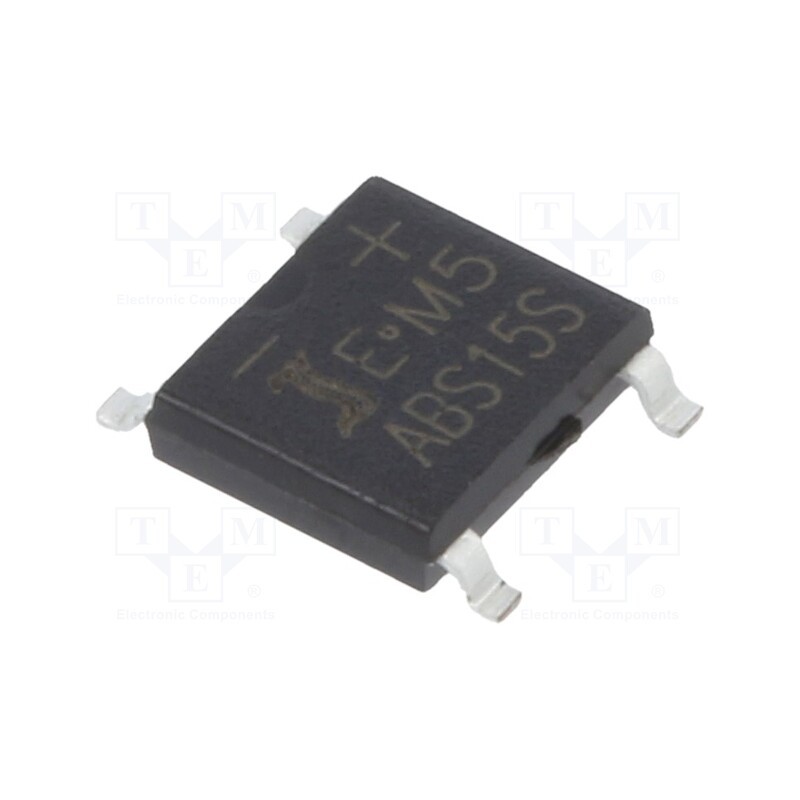 10 pcs x DIOTEC SEMICONDUCTOR - ABS15S - Bridge rectifier: single-phase, Urmax: 1.2kV, If: 1.6A, Ifsm: 50A