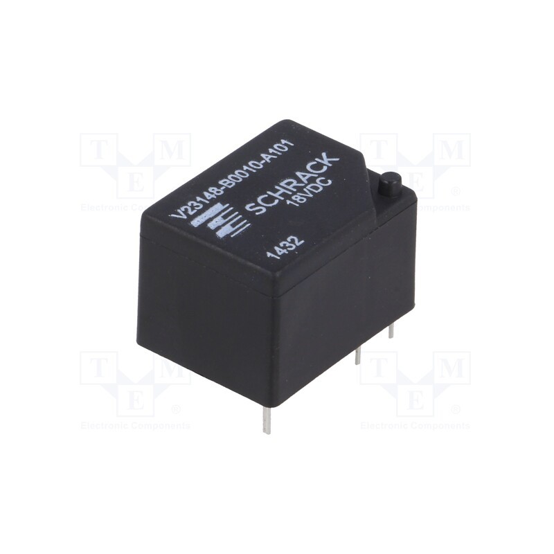 1 pcs x TE Connectivity - 1-1393204-4 - Relay: electromagnetic, SPDT, Ucoil: 18VDC, 7A, 7A/250VAC, 7A/24VDC
