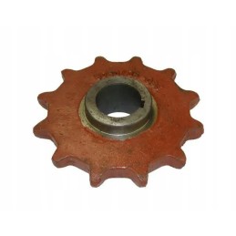 Inclined feeder chain wheel with 12 bison