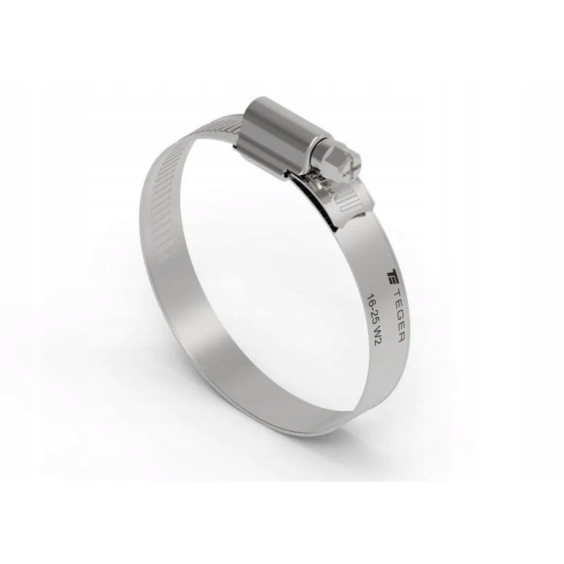 Reinforced clamp band 16 25 worm clamp